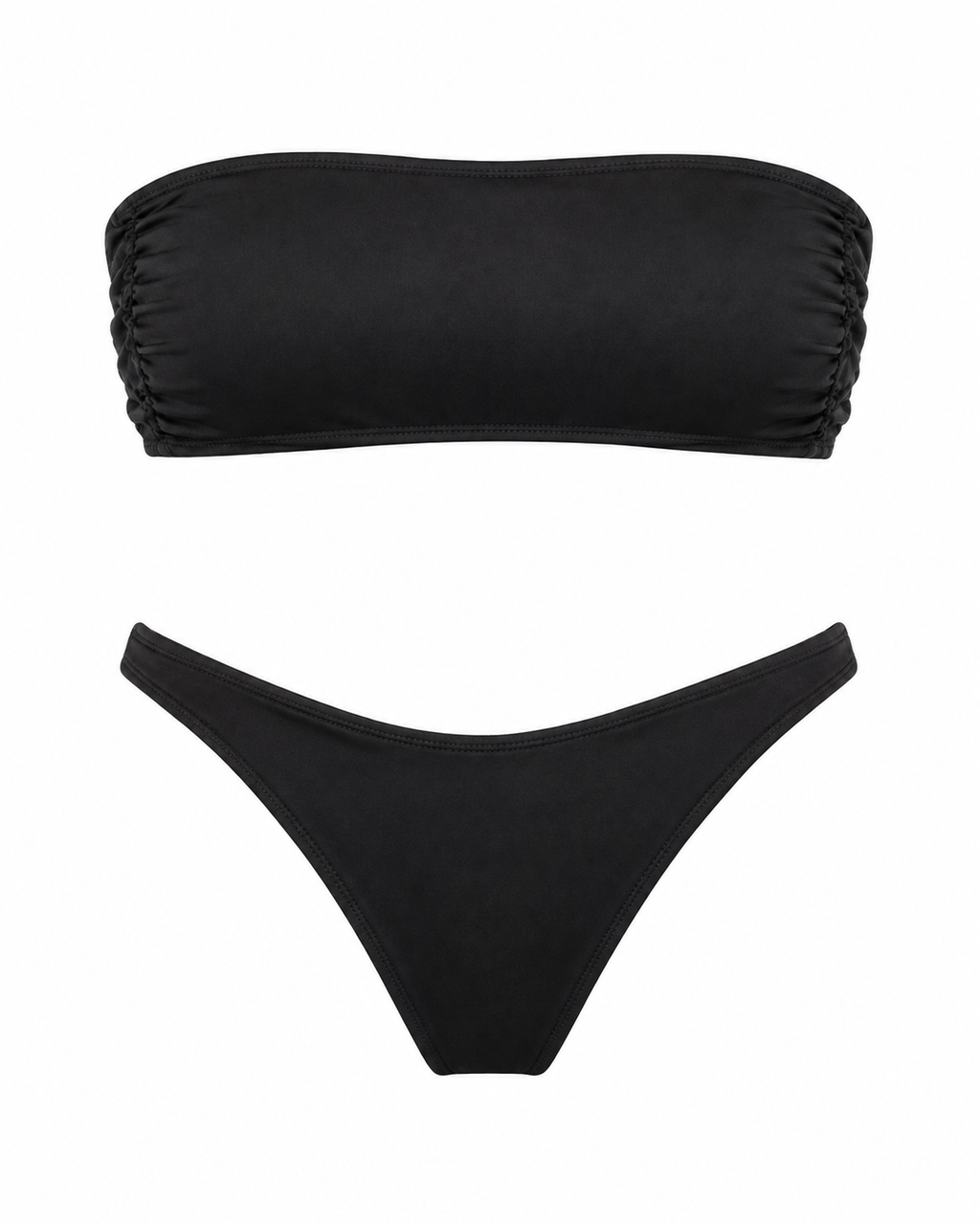The Bandeau Bikini in Black
