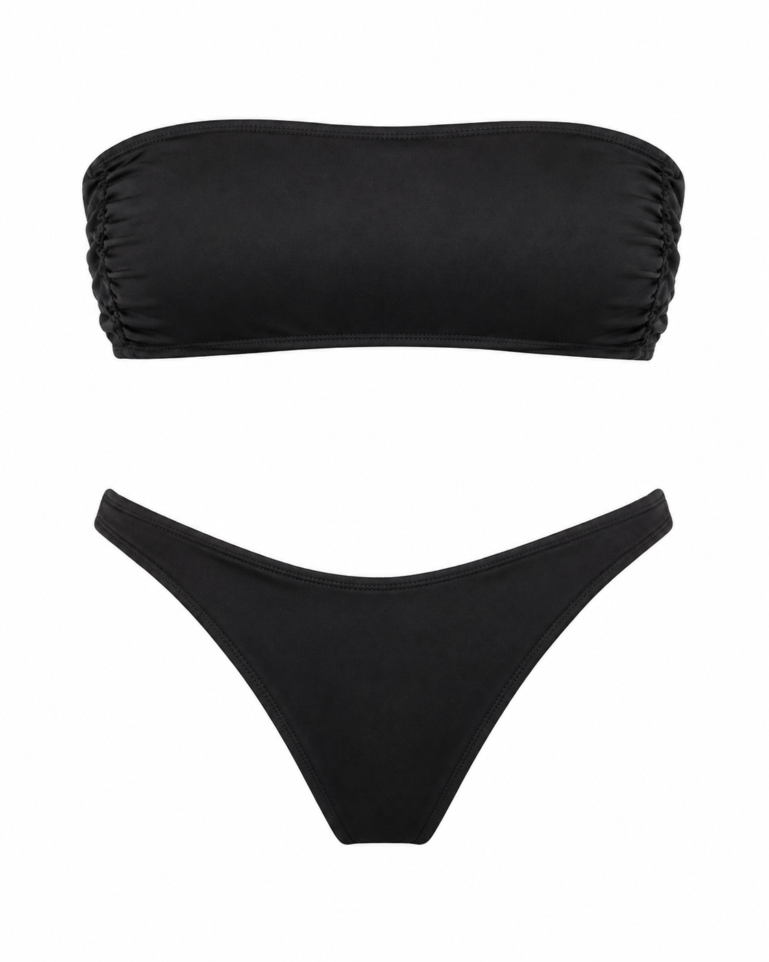The Bandeau Bikini in Black