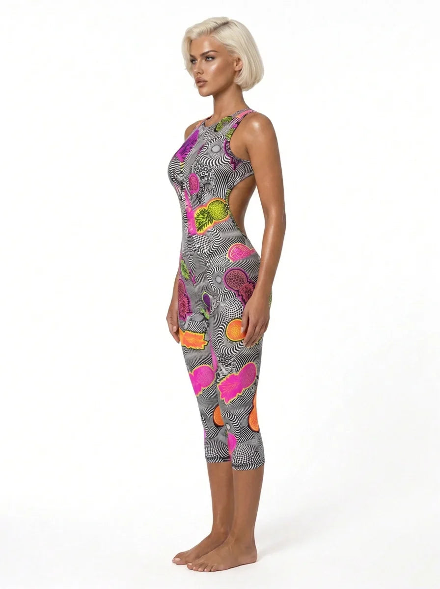 Knockout Neon Pineapple on body side