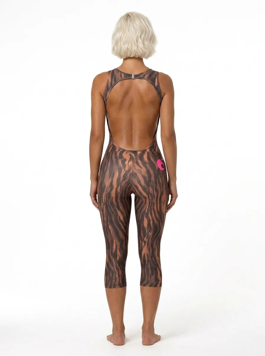 Knockout Tiger Stripe open back