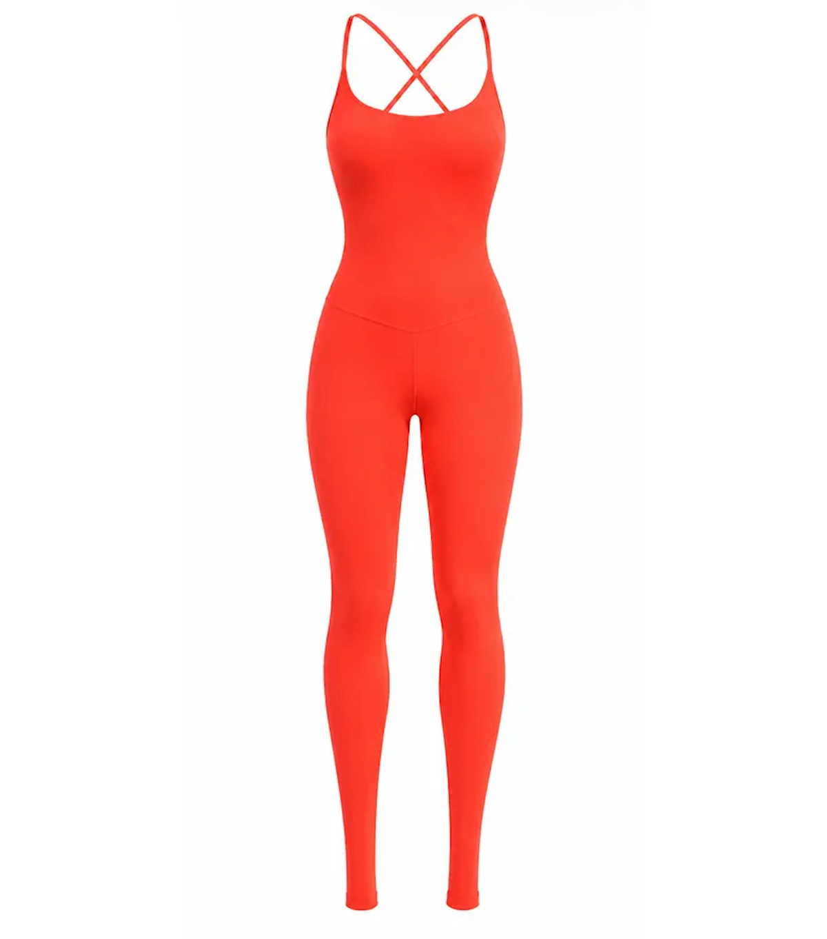 The Electra Jumpsuit Firecracker Orange product front