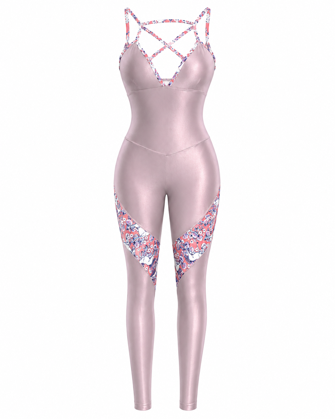 The Unicorn Jumpsuit Rose Metallic product front