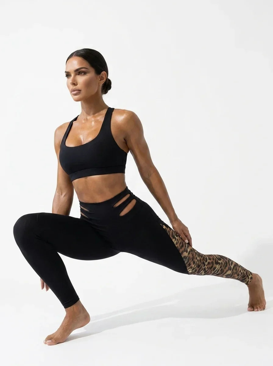 Show Stopper Black Cheetah the lunge