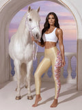 The Ribbed Legging Unicorn Nude campaign