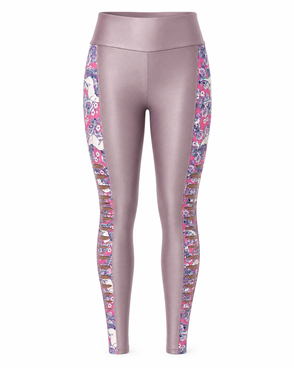 The Unicorn Cutout Legging Rose Metallic product front