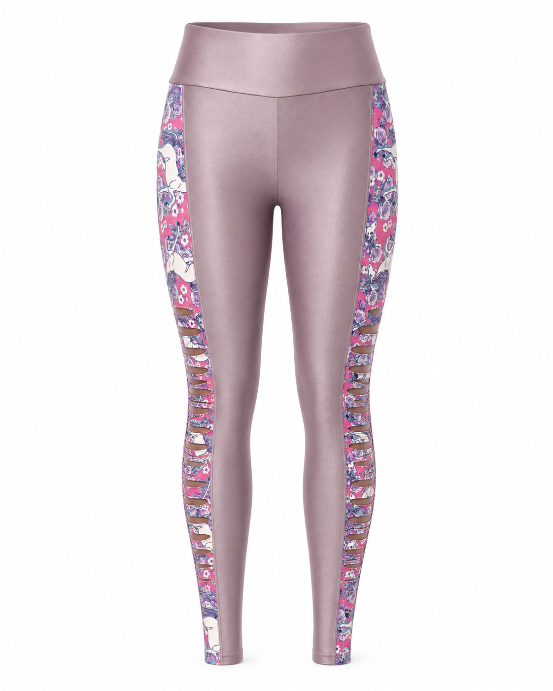 The Unicorn Cutout Legging Rose Metallic product front